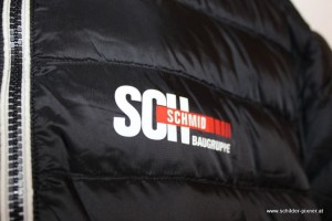 siebdruck  auf nylon jacken macro    